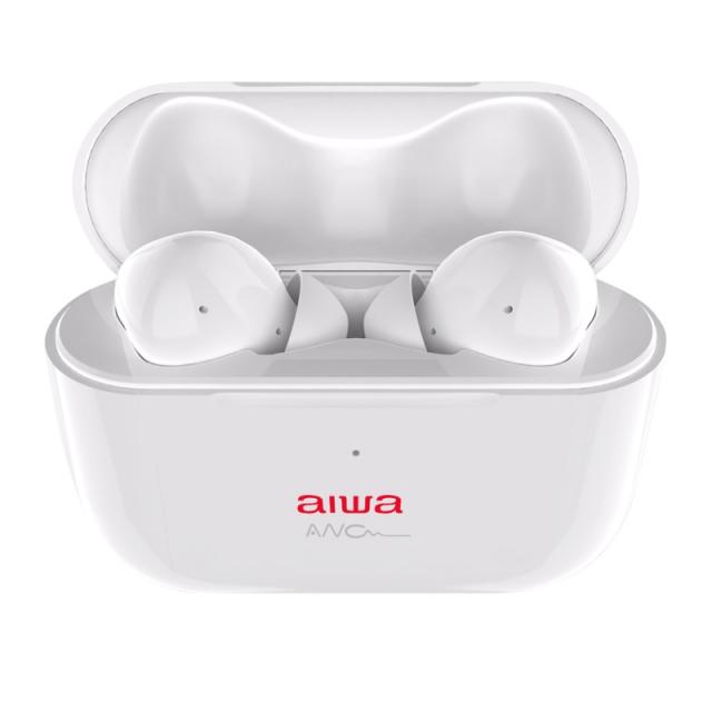 Aiwa - EBTW-888ANC/WT auricular y casco Auriculares True Wireless Stereo (TWS) Dentro de oído Llamadas/Música Bluetooth Blanco