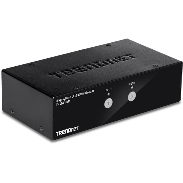Trendnet - TK-241DP interruptor KVM Negro