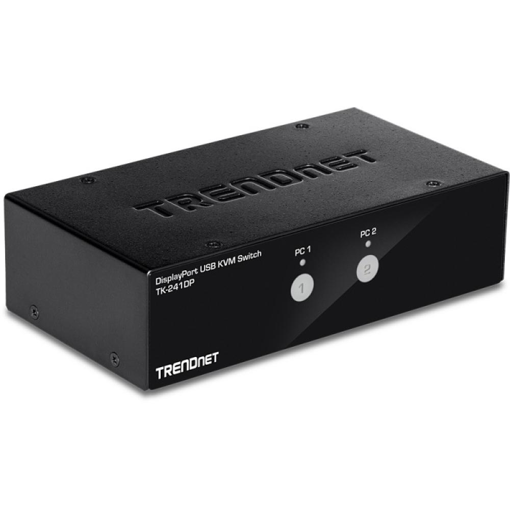 Trendnet - TK-241DP interruptor KVM Negro