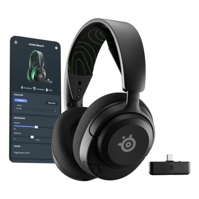 Steelseries - Arctis 61676 auricular y casco Auriculares Inalámbrico Diadema Juego Negro