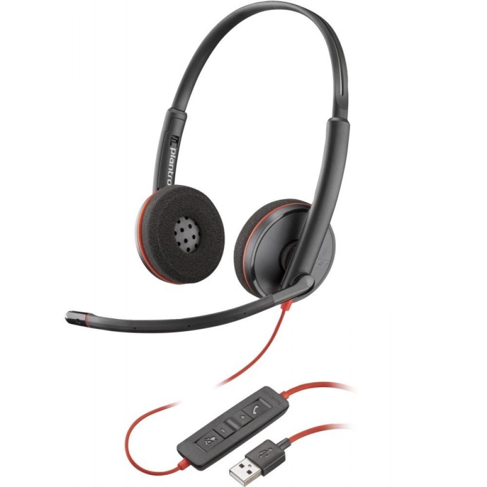 HP Poly - Auriculares Poly Blackwire 3220 estéreo USB-A (paquete)