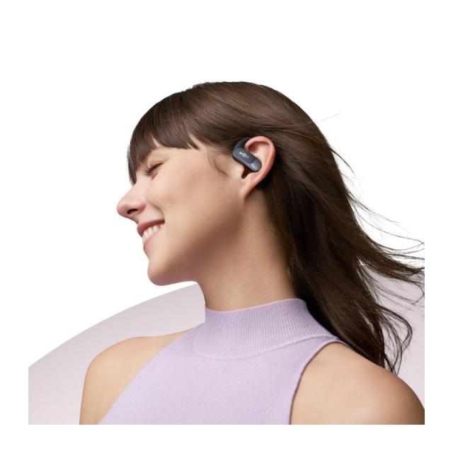 SHOKZ - OpenFit Air Auriculares Inalámbrico gancho de oreja Llamadas/Música/Deporte/Uso diario Bluetooth Negro