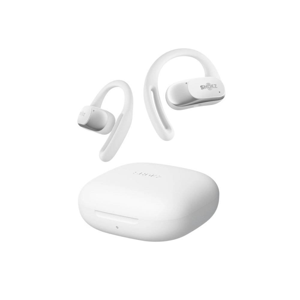 SHOKZ - OpenFit Air, weiss Auriculares Inalámbrico gancho de oreja Llamadas/Música/Deporte/Uso diario Bluetooth Blanco