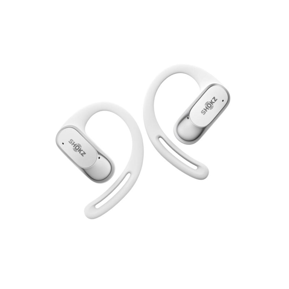 SHOKZ - OpenFit Air, weiss Auriculares Inalámbrico gancho de oreja Llamadas/Música/Deporte/Uso diario Bluetooth Blanco