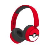 OTL Technologies - Pokémon PK1000 auricular y casco Auriculares Inalámbrico y alámbrico Diadema Juego USB Tipo C Bluetooth Rojo,