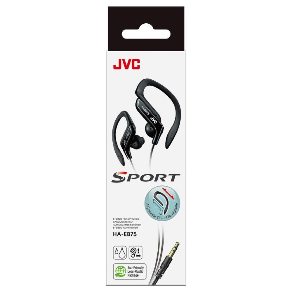 JVC - HA-EB75 Auriculares Alámbrico gancho de oreja, Dentro de oído Música Negro