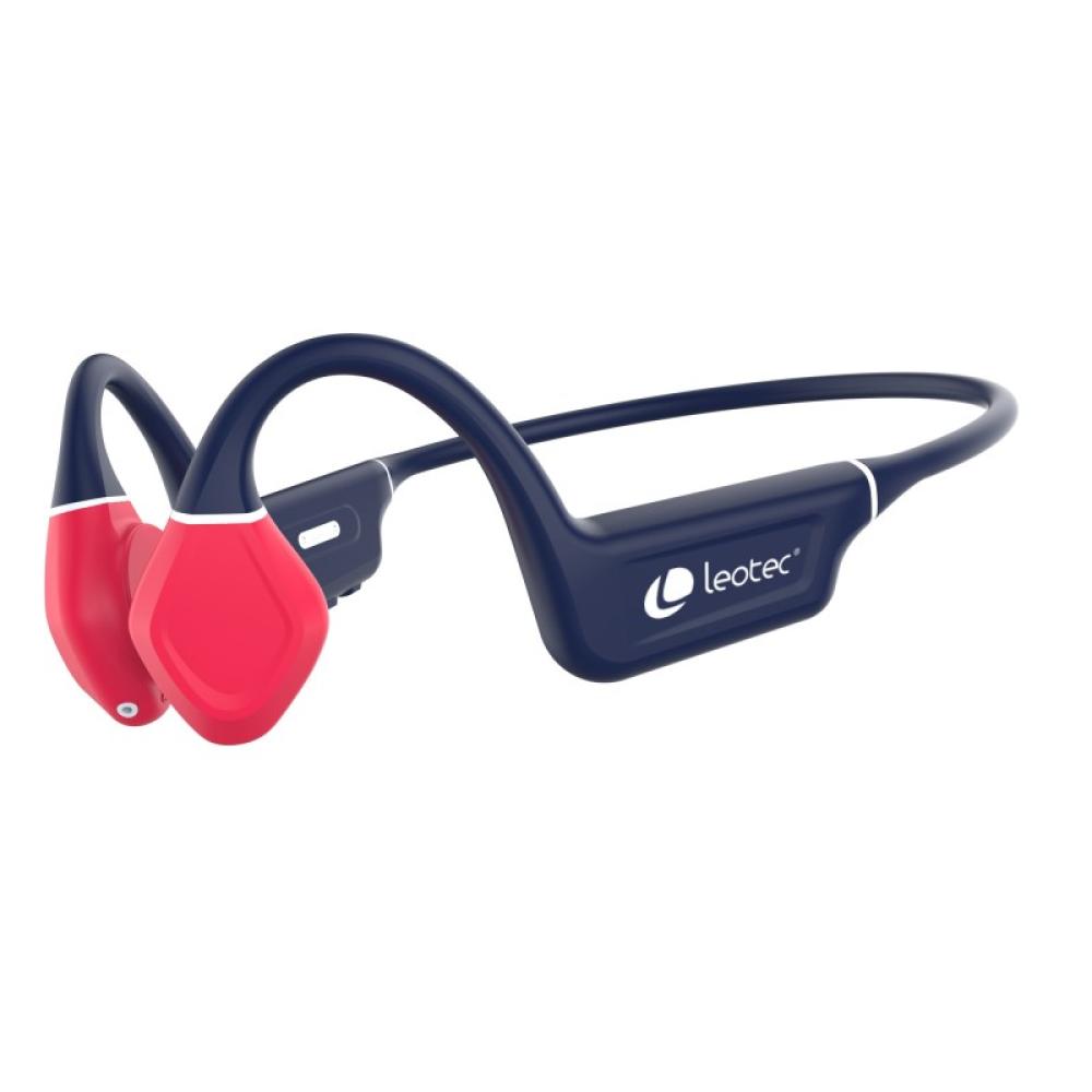 Leotec - EARPHONES CONDUCCION OSEA KURI Azul y Rojo