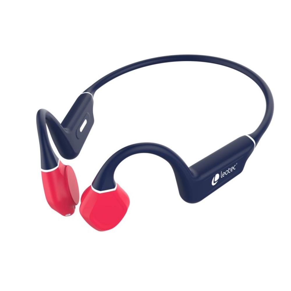 Leotec - EARPHONES CONDUCCION OSEA KURI Azul y Rojo