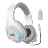 COOL Accesorios - 8434847055800 auricular y casco Auriculares Inalámbrico y alámbrico Diadema Juego USB Tipo C Blanco