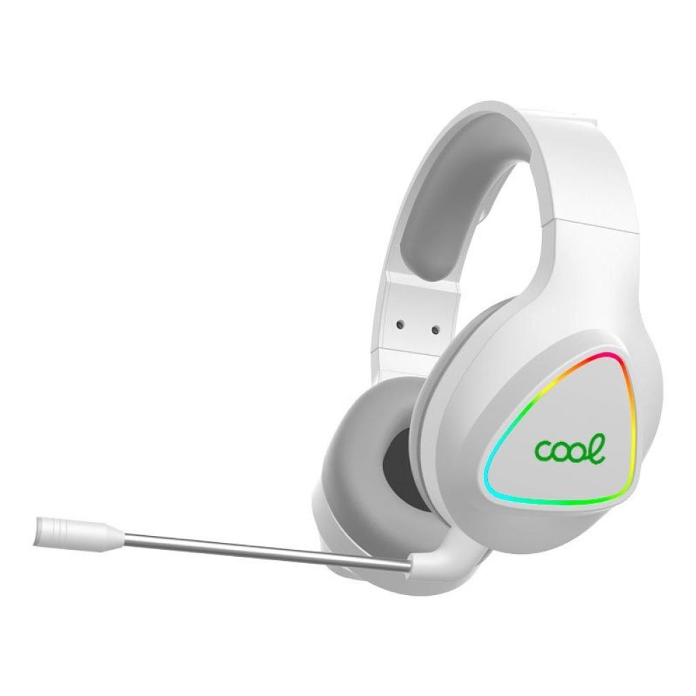 COOL Accesorios - 8434847055800 auricular y casco Auriculares Inalámbrico y alámbrico Diadema Juego USB Tipo C Blanco