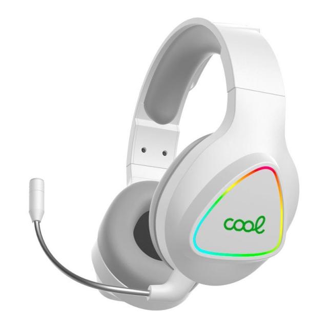 COOL Accesorios - 8434847055800 auricular y casco Auriculares Inalámbrico y alámbrico Diadema Juego USB Tipo C Blanco