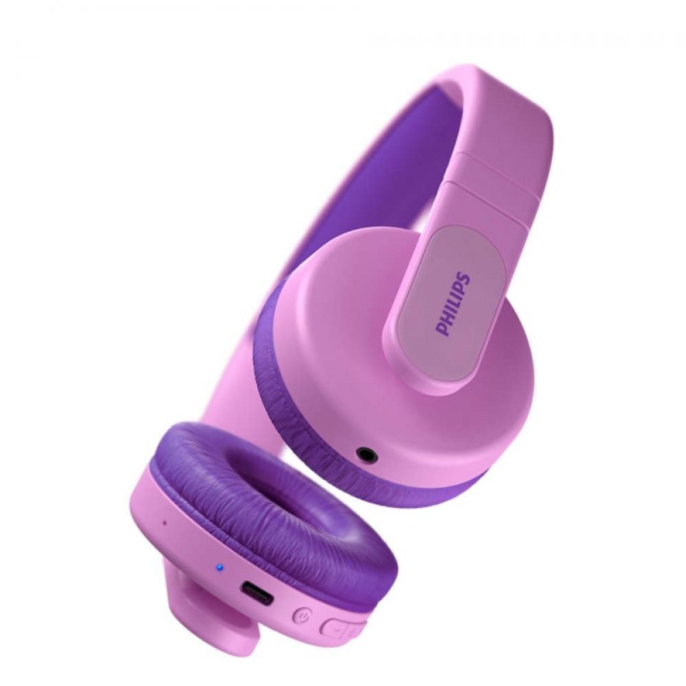 Philips - TAK4206PK/00 auricular y casco Auriculares Inalámbrico y alámbrico Diadema Llamadas/Música USB Tipo C Bluetooth Rosa