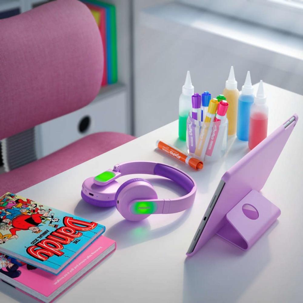 Philips - TAK4206PK/00 auricular y casco Auriculares Inalámbrico y alámbrico Diadema Llamadas/Música USB Tipo C Bluetooth Rosa