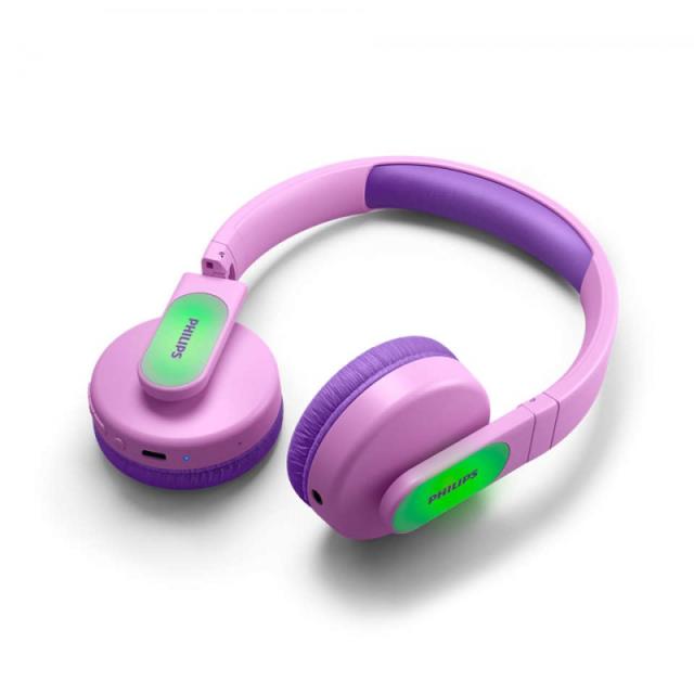 Philips - TAK4206PK/00 auricular y casco Auriculares Inalámbrico y alámbrico Diadema Llamadas/Música USB Tipo C Bluetooth Rosa
