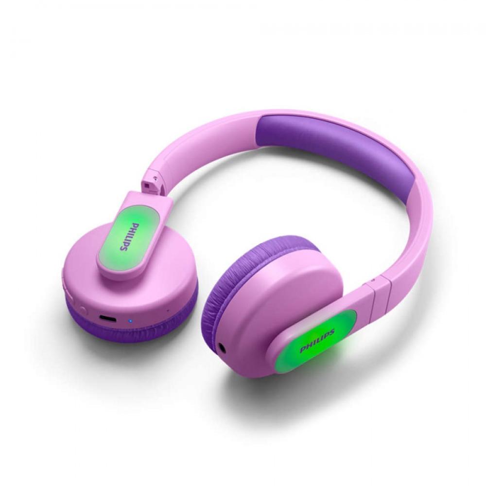 Philips - TAK4206PK/00 auricular y casco Auriculares Inalámbrico y alámbrico Diadema Llamadas/Música USB Tipo C Bluetooth Rosa