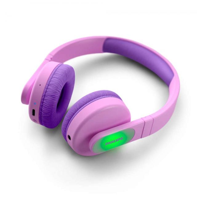 Philips - TAK4206PK/00 auricular y casco Auriculares Inalámbrico y alámbrico Diadema Llamadas/Música USB Tipo C Bluetooth Rosa
