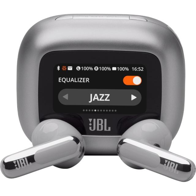 JBL - Live Flex 3 Auriculares Inalámbrico Dentro de oído Llamadas/Música/Deporte/Uso diario Bluetooth Plata