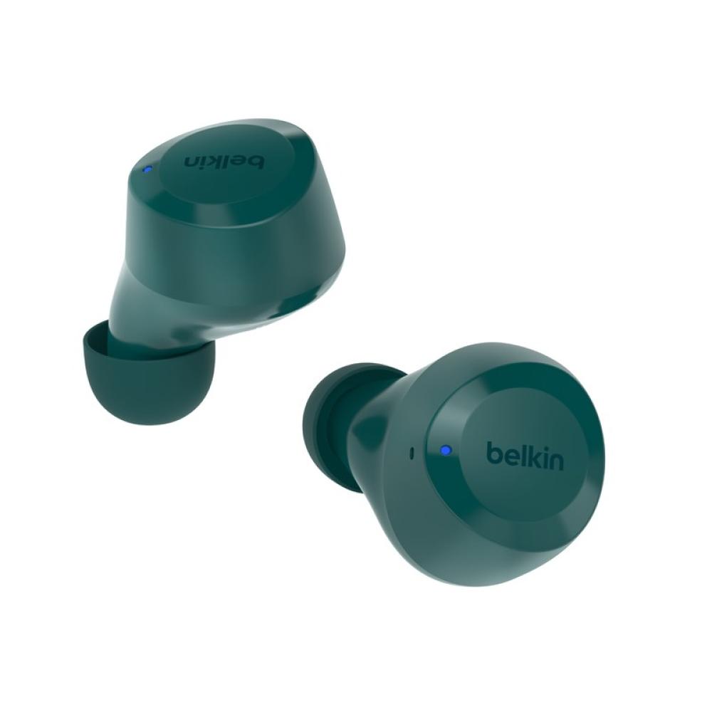 Belkin - SoundForm Bolt Auriculares Inalámbrico Dentro de oído Llamadas/Música/Deporte/Uso diario Bluetooth Verde azulado