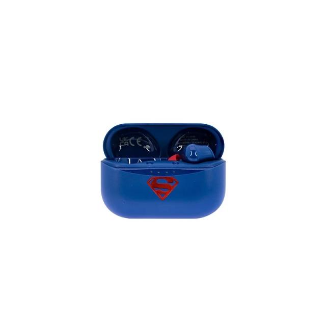 OTL Technologies - DC Comics Superman Auriculares Inalámbrico Dentro de oído Llamadas/Música Bluetooth Azul