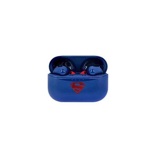 OTL Technologies - DC Comics Superman Auriculares Inalámbrico Dentro de oído Llamadas/Música Bluetooth Azul