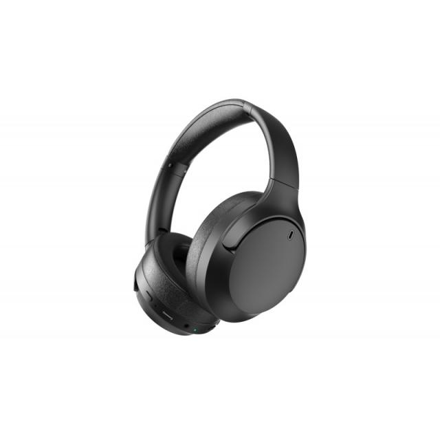 Gembird - GMB Audio BHP-ANC-01 auricular y casco Auriculares Inalámbrico y alámbrico Diadema Música USB Tipo C Bluetooth Negro