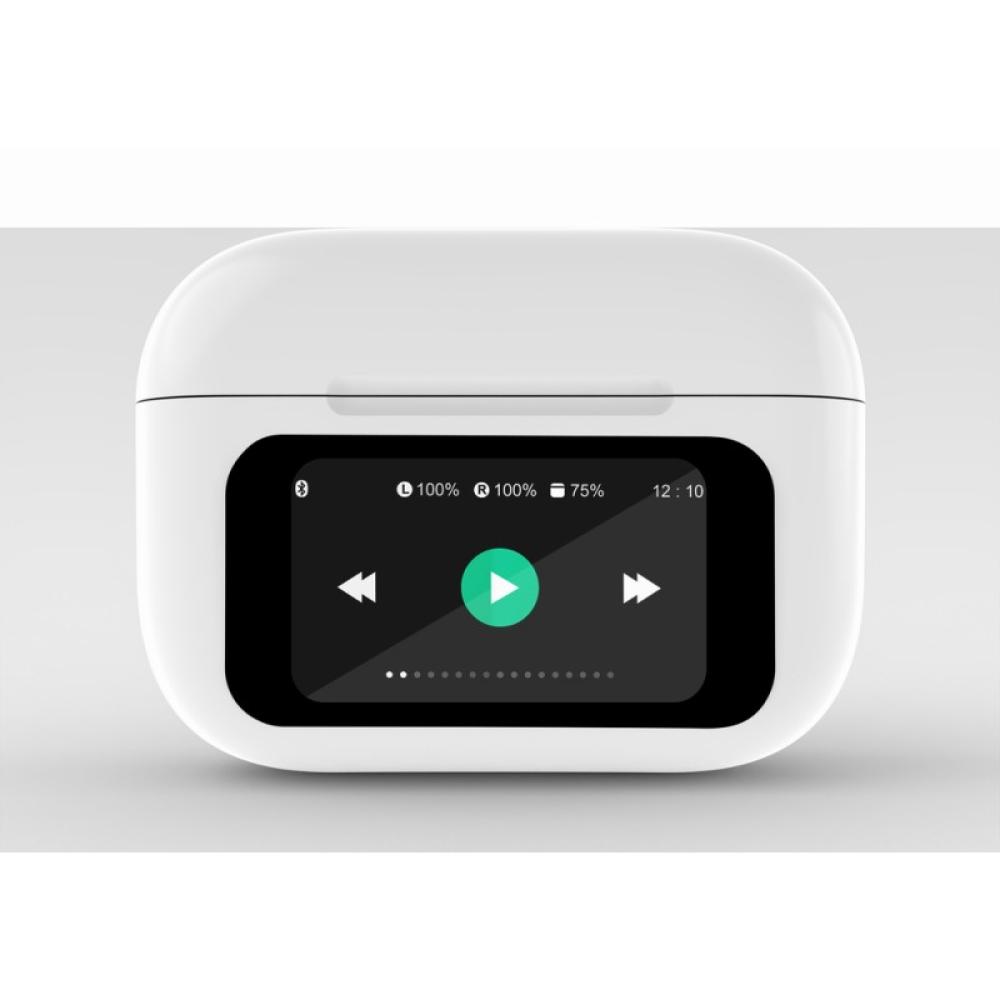 Gembird - GMB Audio TWS-LCD-ANC-01-W auricular y casco Auriculares Inalámbrico Dentro de oído Llamadas/Música USB Tipo C Bluetoo