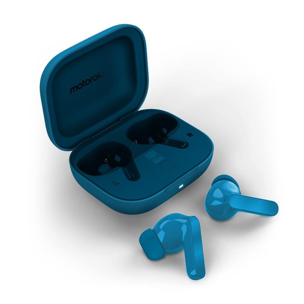 Motorola - Moto Buds Bass Auriculares True Wireless Stereo (TWS) Dentro de oído Llamadas/Música Bluetooth Azul