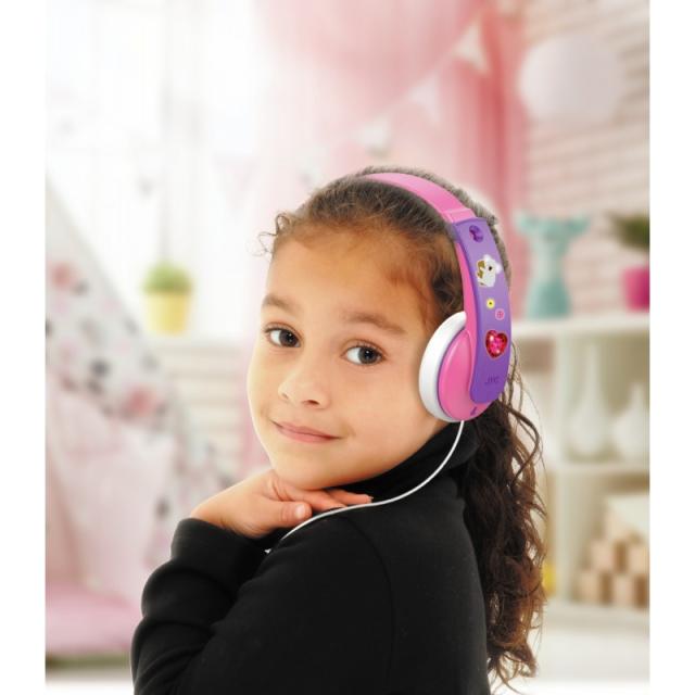 JVC - HA-KD7 Auriculares Alámbrico Diadema Música Rosa, Púrpura