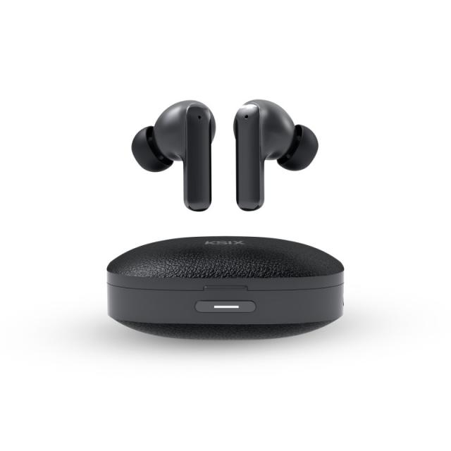 Ksix - Auriculares inalámbricos UltimAI, Autonomía 20 + 6 horas, IA integrada, Traducción simultánea, Llamadas, Asistente de voz