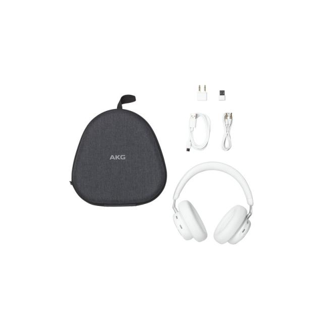AKG - N9 Hybrid Auriculares Inalámbrico y alámbrico Diadema Llamadas/Música Bluetooth Blanco