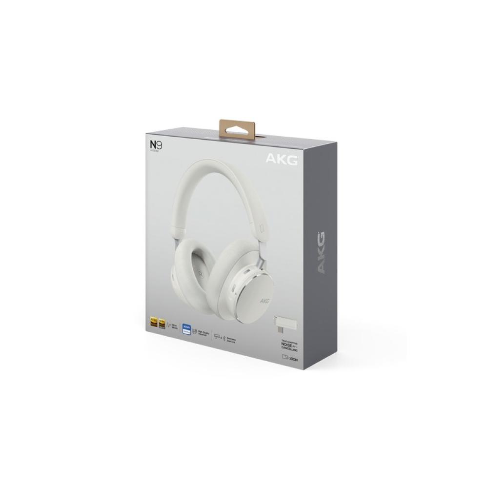 AKG - N9 Hybrid Auriculares Inalámbrico y alámbrico Diadema Llamadas/Música Bluetooth Blanco
