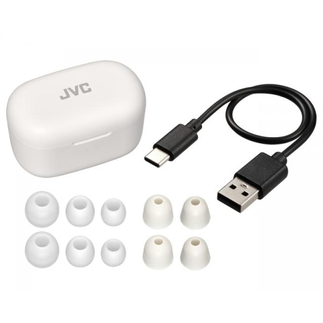 JVC - HA-A25T Auriculares True Wireless Stereo (TWS) Dentro de oído Llamadas/Música Bluetooth Blanco
