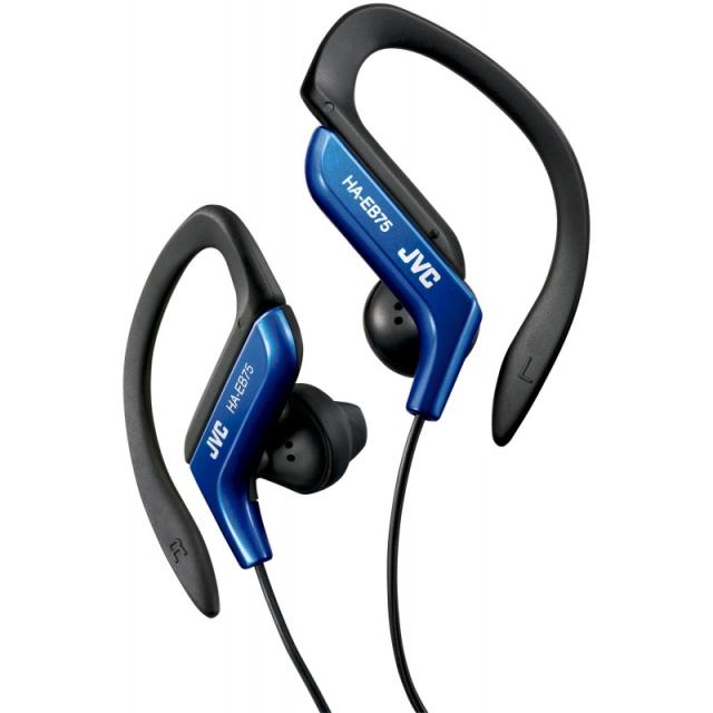 JVC - HA-EB75 Auriculares Alámbrico gancho de oreja, Dentro de oído Deportes Negro, Azul