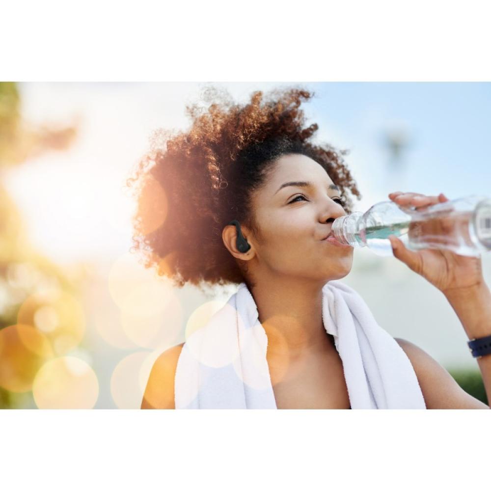 JVC - HA-EC25T Auriculares True Wireless Stereo (TWS) gancho de oreja, Dentro de oído Llamadas/Música Bluetooth Negro