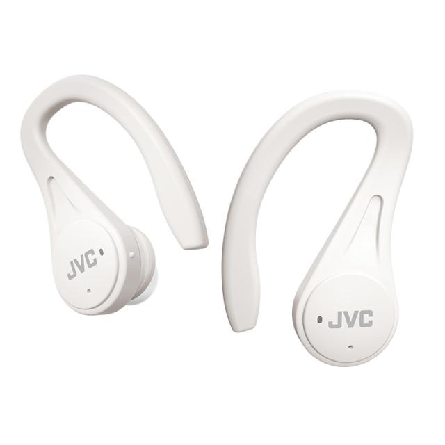 JVC - HA-EC25T Auriculares True Wireless Stereo (TWS) gancho de oreja, Dentro de oído Llamadas/Música Bluetooth Blanco