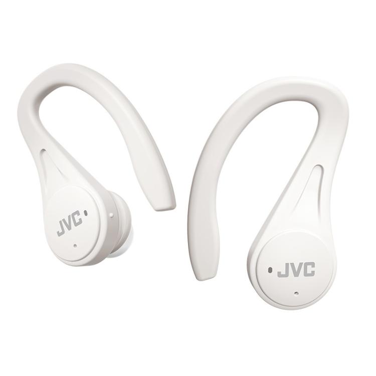 JVC - HA-EC25T Auriculares True Wireless Stereo (TWS) gancho de oreja, Dentro de oído Llamadas/Música Bluetooth Blanco