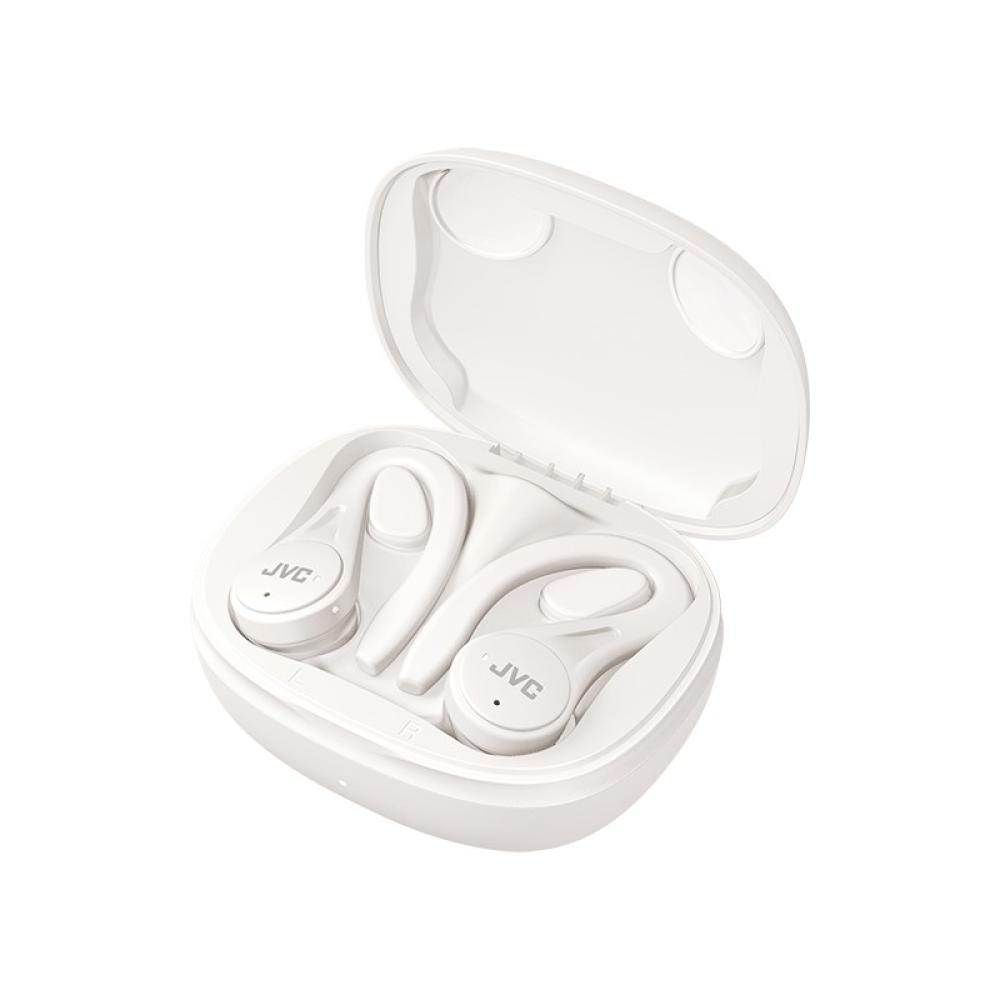 JVC - HA-EC25T Auriculares True Wireless Stereo (TWS) gancho de oreja, Dentro de oído Llamadas/Música Bluetooth Blanco