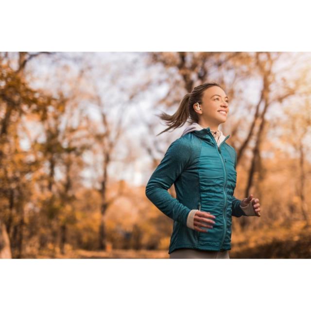 JVC - HA-EC25T Auriculares True Wireless Stereo (TWS) gancho de oreja, Dentro de oído Llamadas/Música Bluetooth Blanco