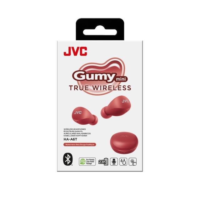 JVC - HA-A6T Auriculares True Wireless Stereo (TWS) Dentro de oído Llamadas/Música Bluetooth Rojo