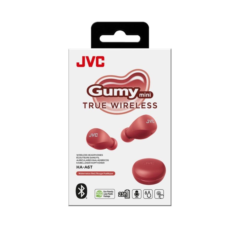 JVC - HA-A6T Auriculares True Wireless Stereo (TWS) Dentro de oído Llamadas/Música Bluetooth Rojo