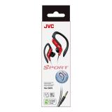 JVC - HA-EB75-RN-U auricular y casco Auriculares Alámbrico gancho de oreja Deportes Negro, Rojo