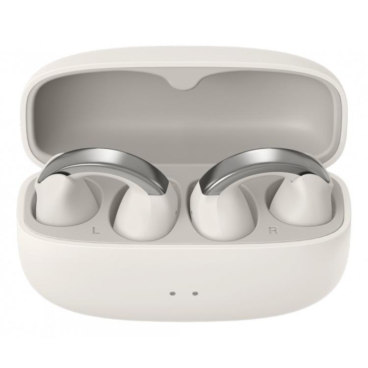 JVC - HA-NP1T Auriculares True Wireless Stereo (TWS) Clip de oreja Llamadas/Música USB Tipo C Bluetooth Plata, Blanco