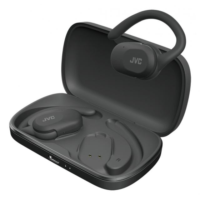JVC - HA-NP40T Auriculares True Wireless Stereo (TWS) gancho de oreja Llamadas/Música Bluetooth Negro