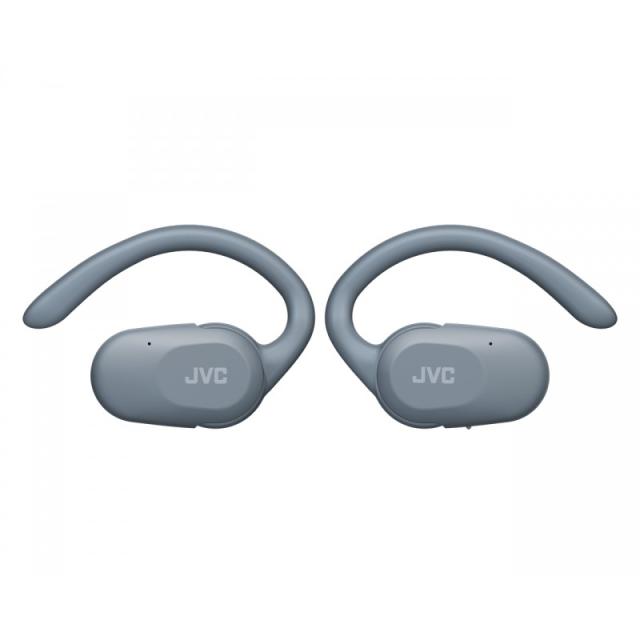 JVC - HA-NP40T Auriculares True Wireless Stereo (TWS) gancho de oreja, Dentro de oído Llamadas/Música Bluetooth Gris
