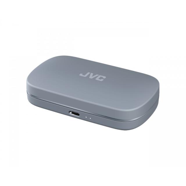 JVC - HA-NP40T Auriculares True Wireless Stereo (TWS) gancho de oreja, Dentro de oído Llamadas/Música Bluetooth Gris