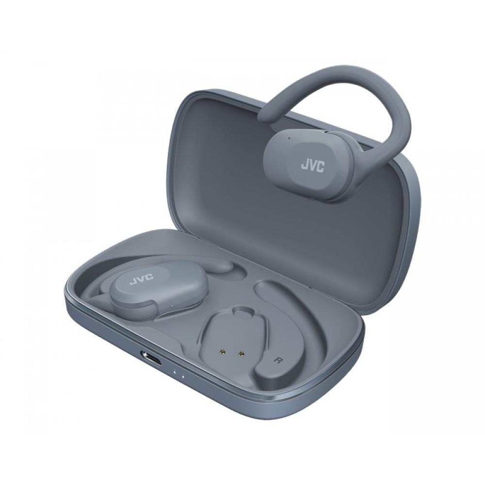 JVC - HA-NP40T Auriculares True Wireless Stereo (TWS) gancho de oreja, Dentro de oído Llamadas/Música Bluetooth Gris