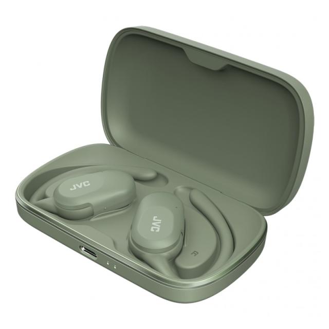 JVC - HA-NP40T Auriculares True Wireless Stereo (TWS) gancho de oreja Llamadas/Música Bluetooth Verde