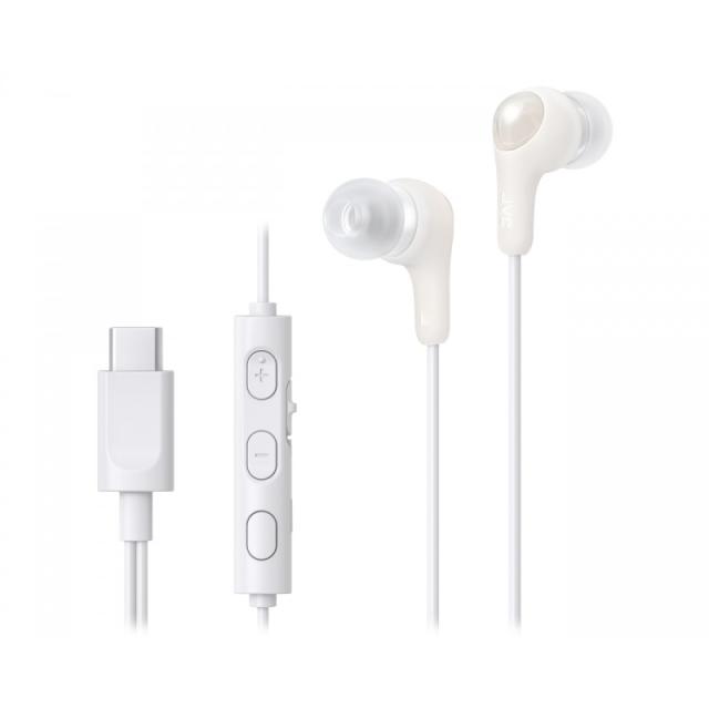 JVC - HA-FR9UC Auriculares Alámbrico Dentro de oído Llamadas/Música USB Tipo C Blanco