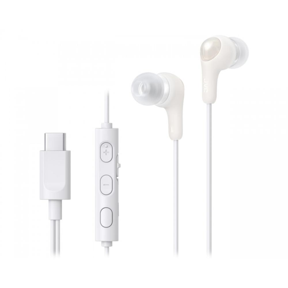 JVC - HA-FR9UC Auriculares Alámbrico Dentro de oído Llamadas/Música USB Tipo C Blanco