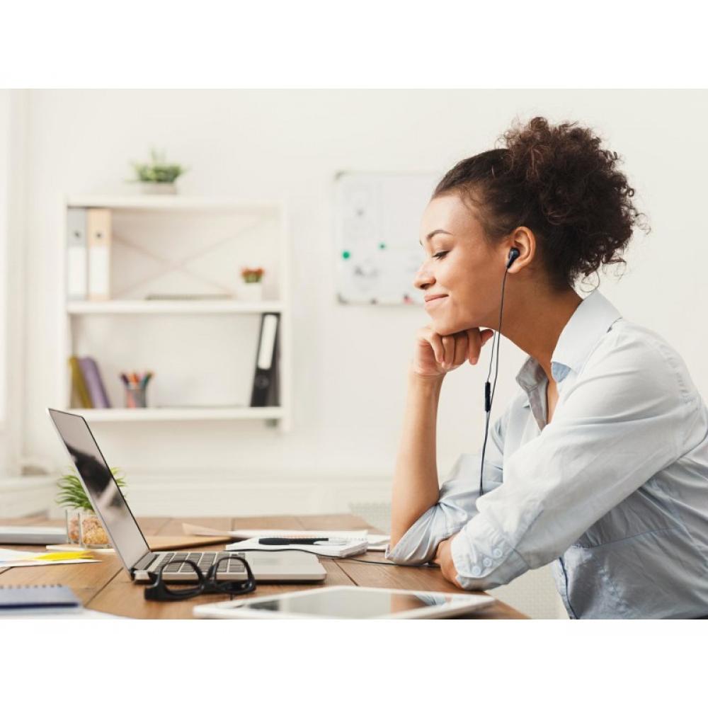 JVC - HA-FR9UC Auriculares Alámbrico Dentro de oído Llamadas/Música USB Tipo C Negro